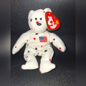 Rare 1993 Ty Glory the Bear Plush Toy - 4188